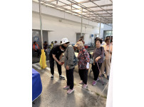 산외면 건강걷기대회 부스 운영